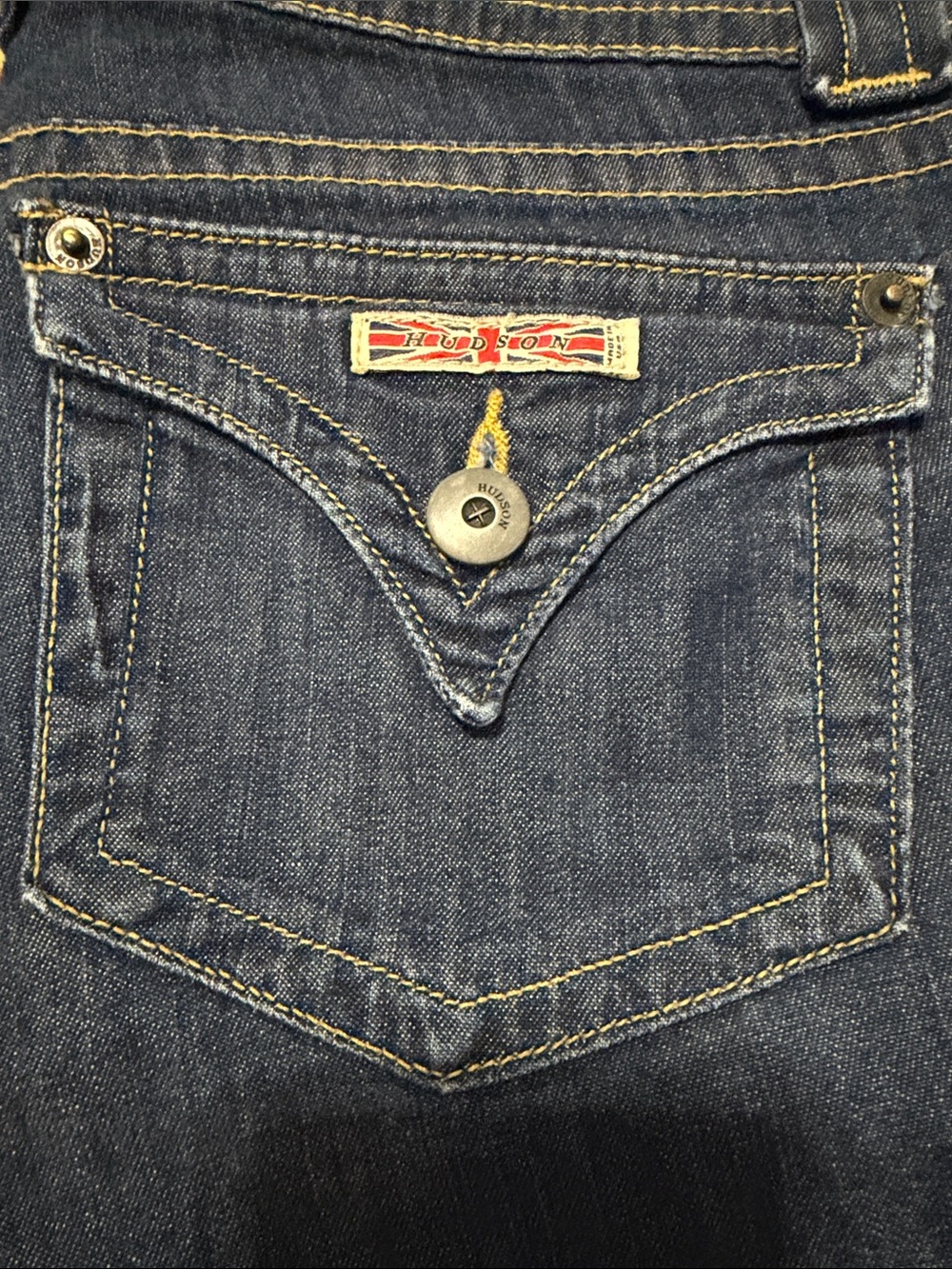 HUDSON👖JEANS Women’s Dark Blue Denim Jeans - Picture 6 of 7